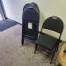 For Living Portable High-Back Padded Metal Folding Chair